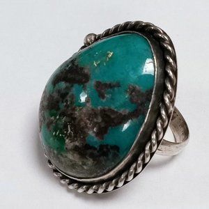 Gorgeous Navajo turquoise sterling ring 😍😍